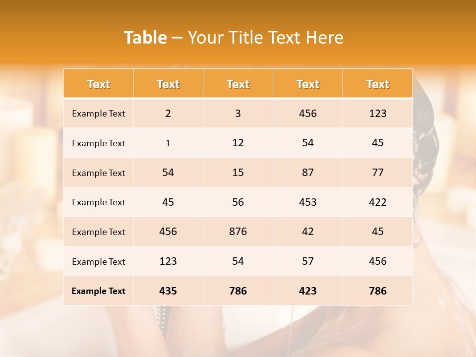 Treatment Tub Interior PowerPoint Template