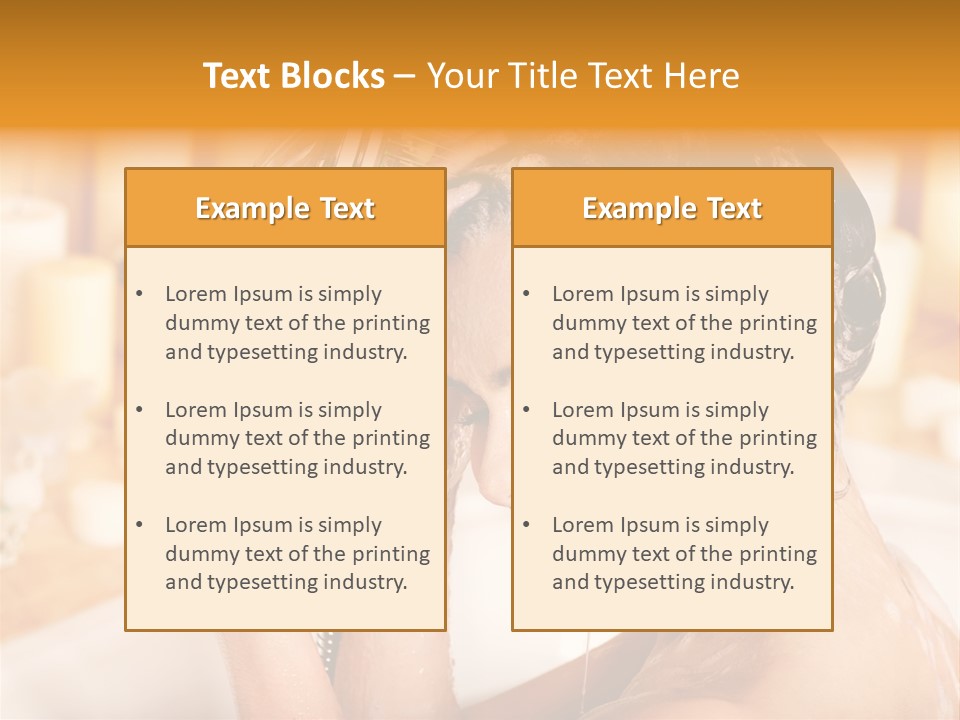 Treatment Tub Interior PowerPoint Template