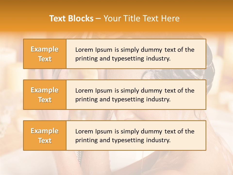 Treatment Tub Interior PowerPoint Template
