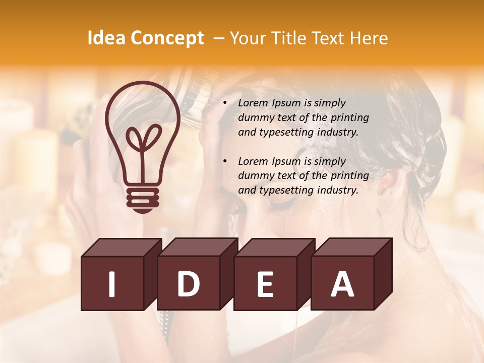 Treatment Tub Interior PowerPoint Template