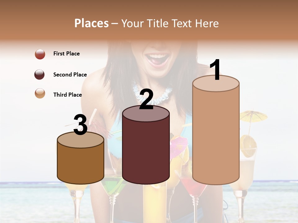 Bikini Juice Vacation PowerPoint Template
