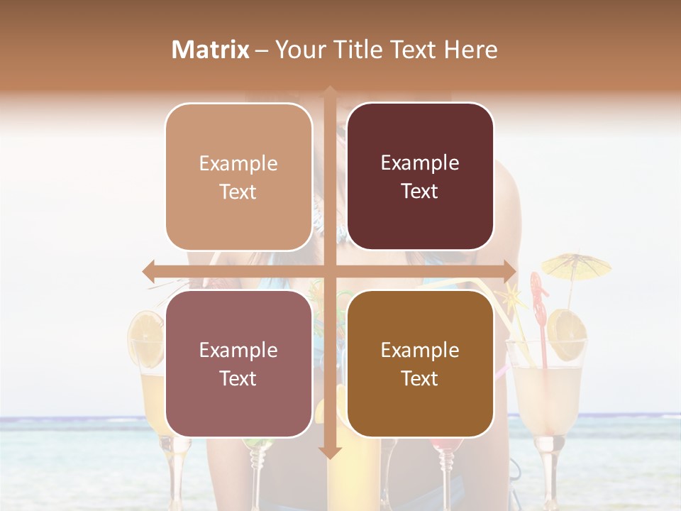 Bikini Juice Vacation PowerPoint Template