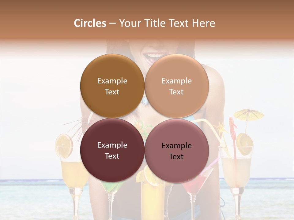 Bikini Juice Vacation PowerPoint Template