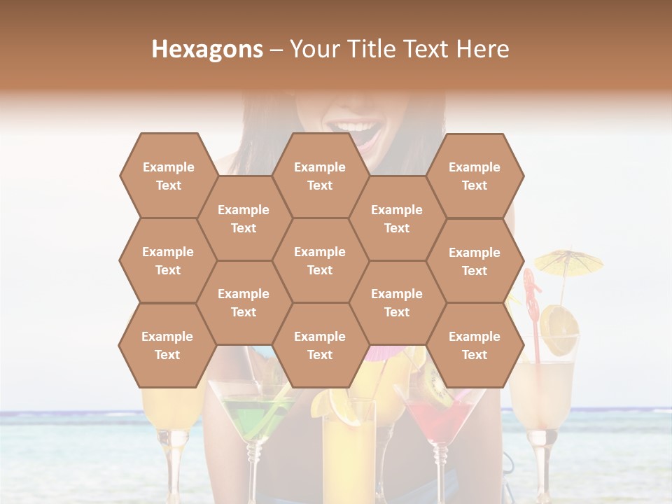 Bikini Juice Vacation PowerPoint Template