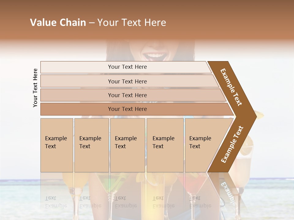 Bikini Juice Vacation PowerPoint Template