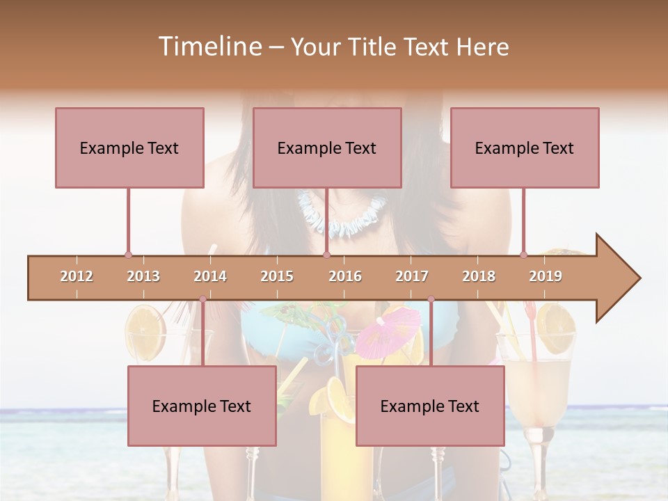 Bikini Juice Vacation PowerPoint Template