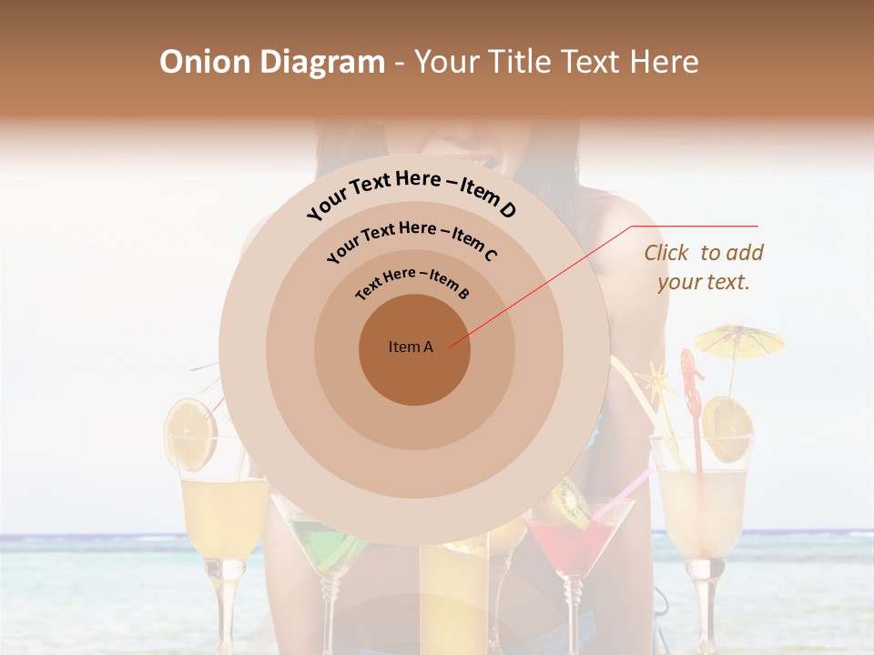 Bikini Juice Vacation PowerPoint Template