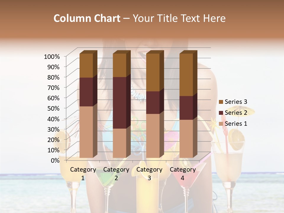 Bikini Juice Vacation PowerPoint Template