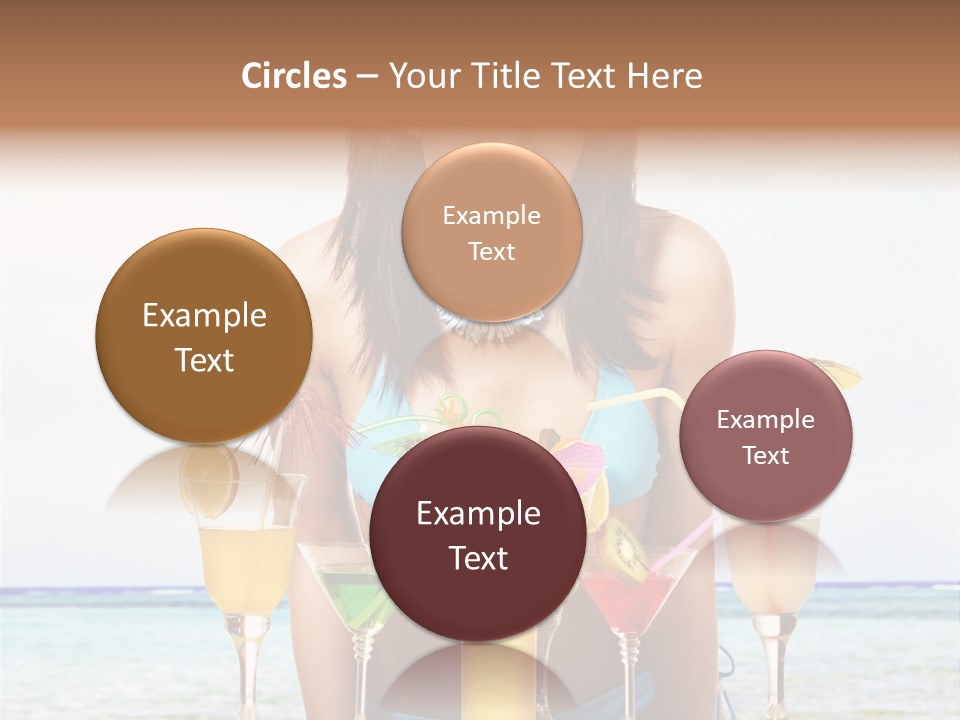Bikini Juice Vacation PowerPoint Template