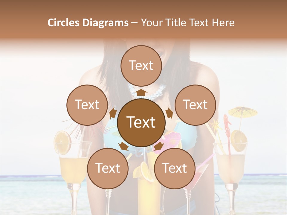 Bikini Juice Vacation PowerPoint Template