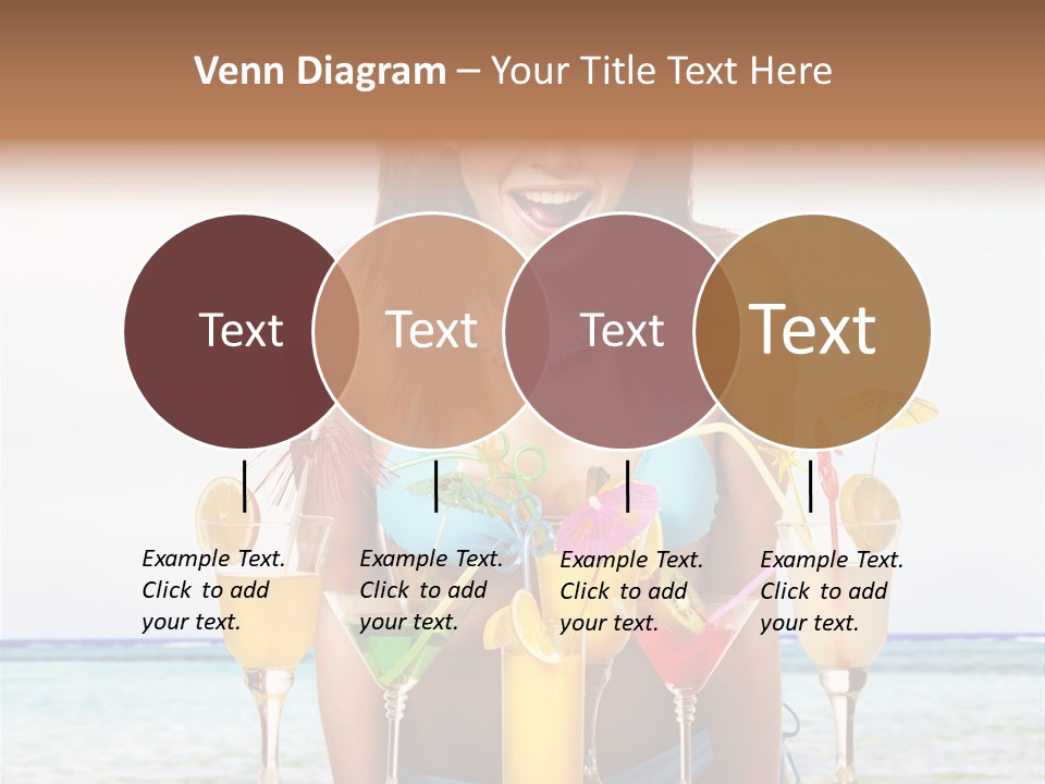 Bikini Juice Vacation PowerPoint Template