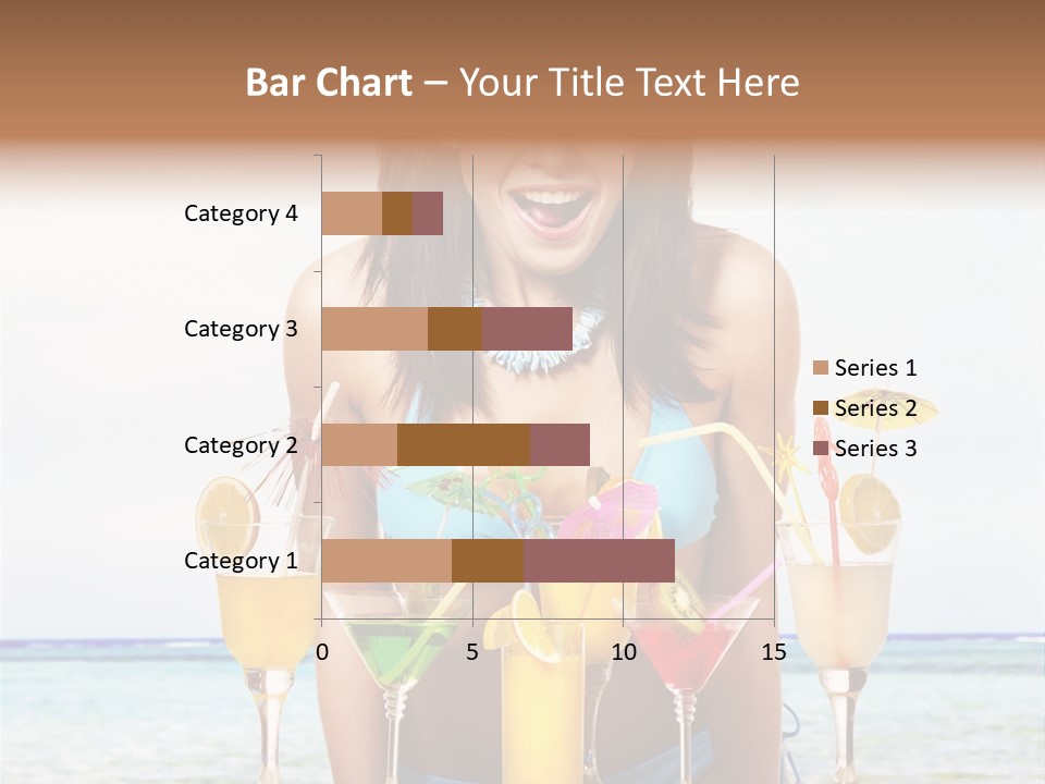 Bikini Juice Vacation PowerPoint Template