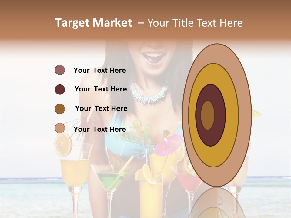 Bikini Juice Vacation PowerPoint Template