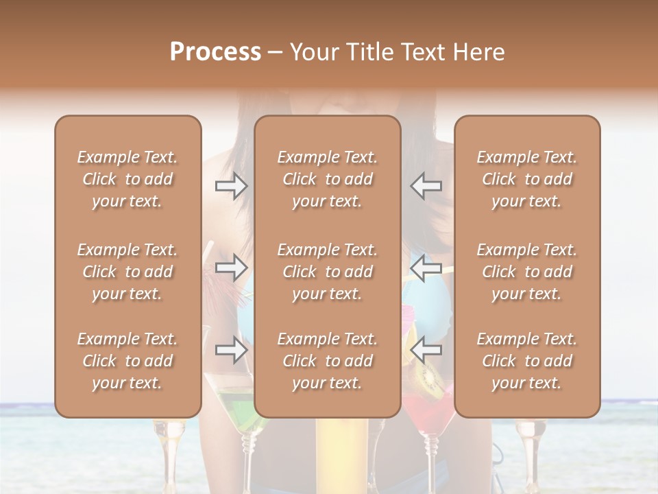 Bikini Juice Vacation PowerPoint Template