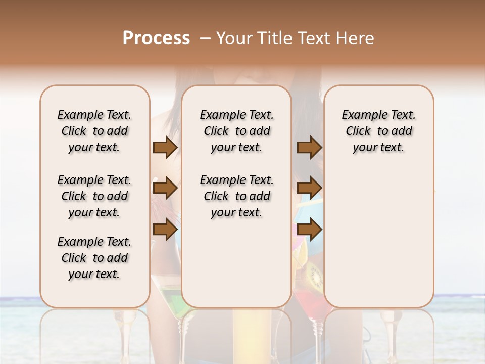 Bikini Juice Vacation PowerPoint Template