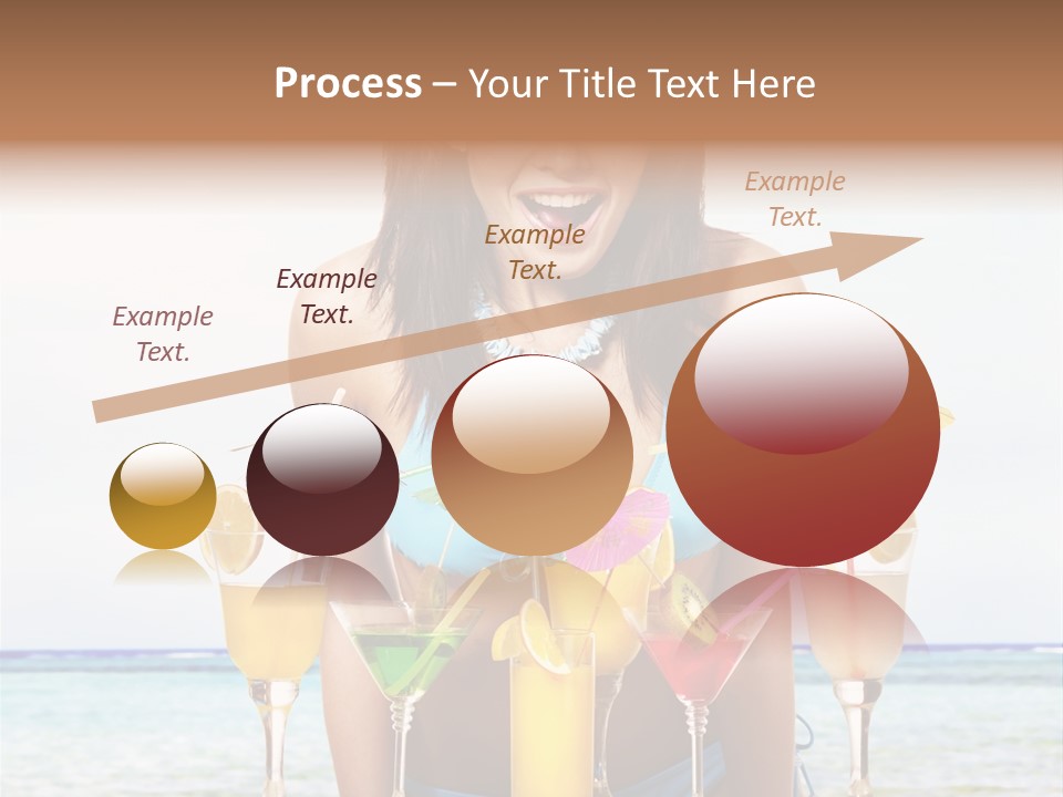 Bikini Juice Vacation PowerPoint Template