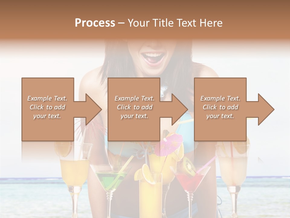 Bikini Juice Vacation PowerPoint Template