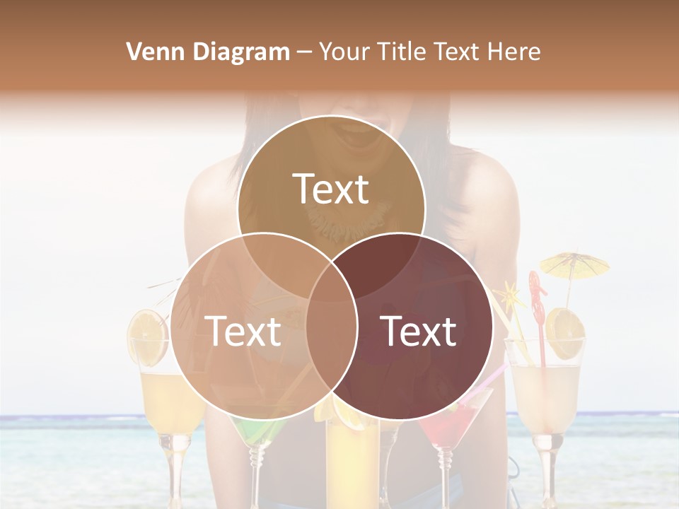 Bikini Juice Vacation PowerPoint Template