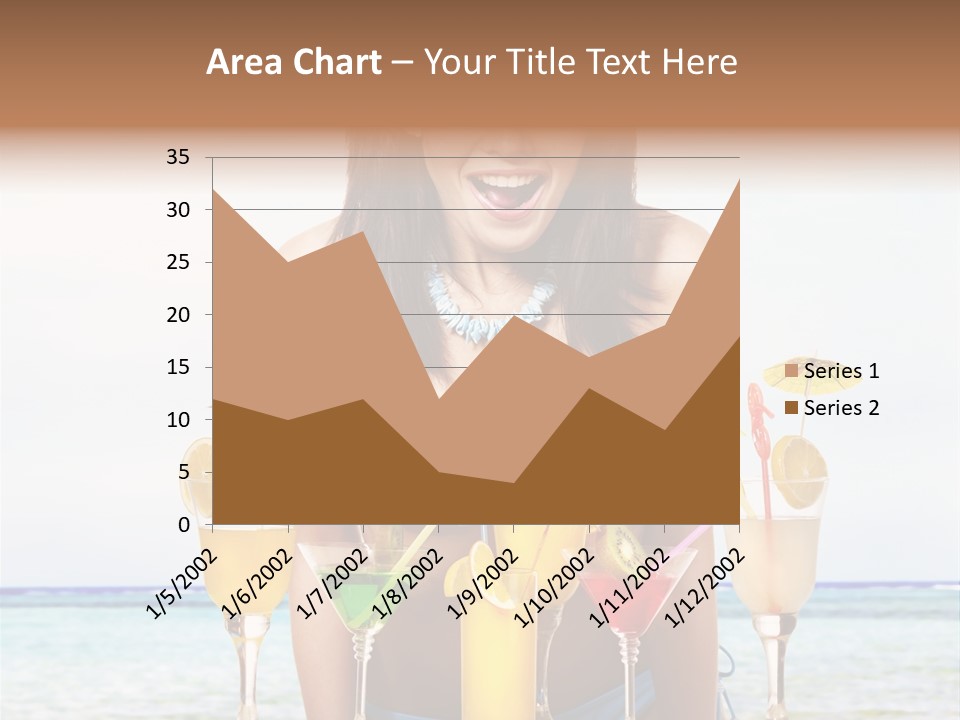 Bikini Juice Vacation PowerPoint Template