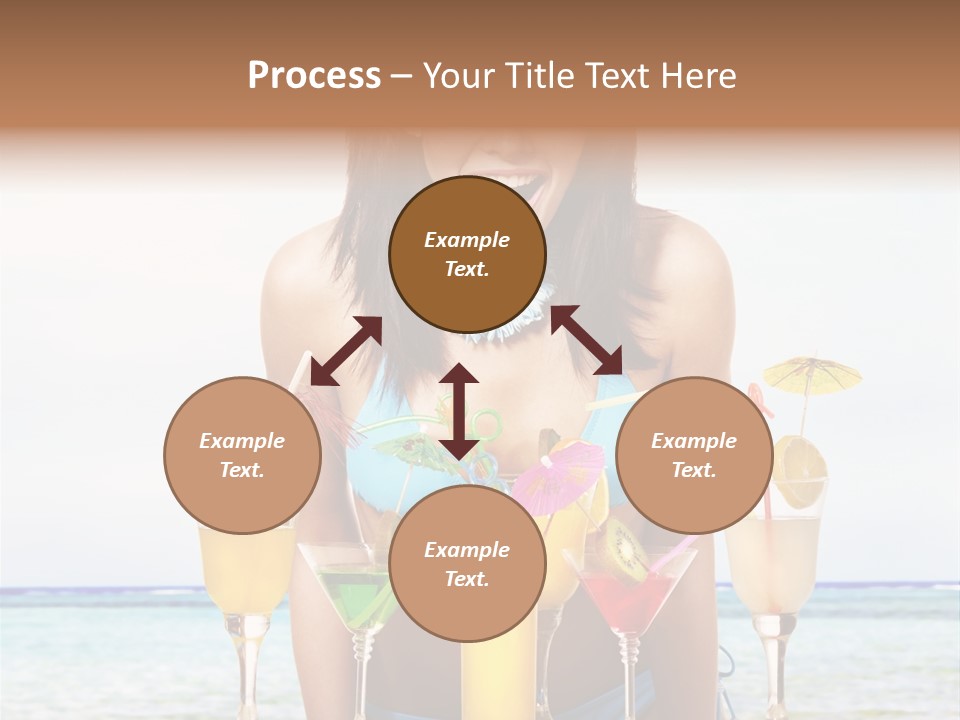 Bikini Juice Vacation PowerPoint Template