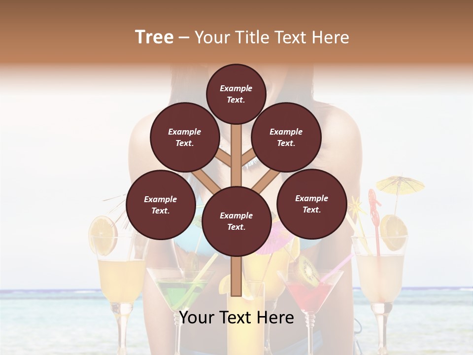 Bikini Juice Vacation PowerPoint Template
