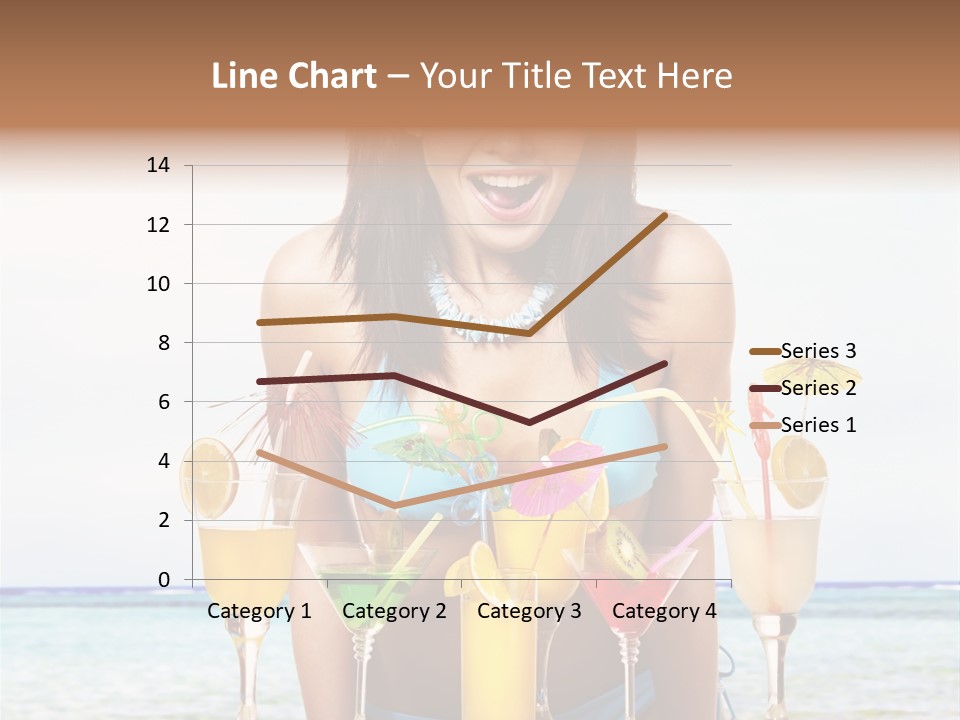 Bikini Juice Vacation PowerPoint Template