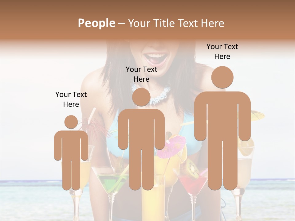 Bikini Juice Vacation PowerPoint Template