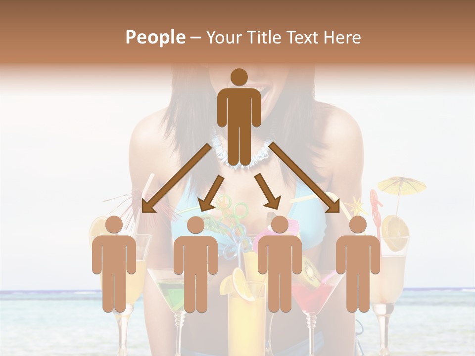 Bikini Juice Vacation PowerPoint Template