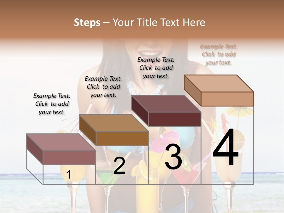 Bikini Juice Vacation PowerPoint Template