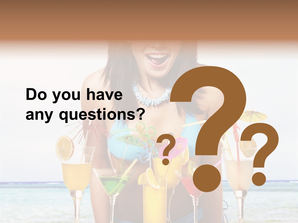 Bikini Juice Vacation PowerPoint Template