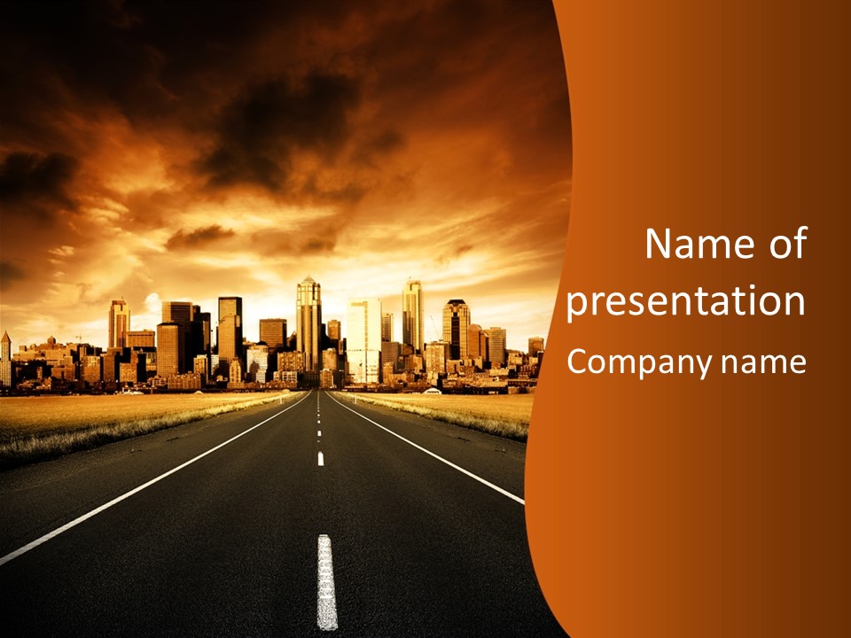 Concept Bitumen Fast PowerPoint Template