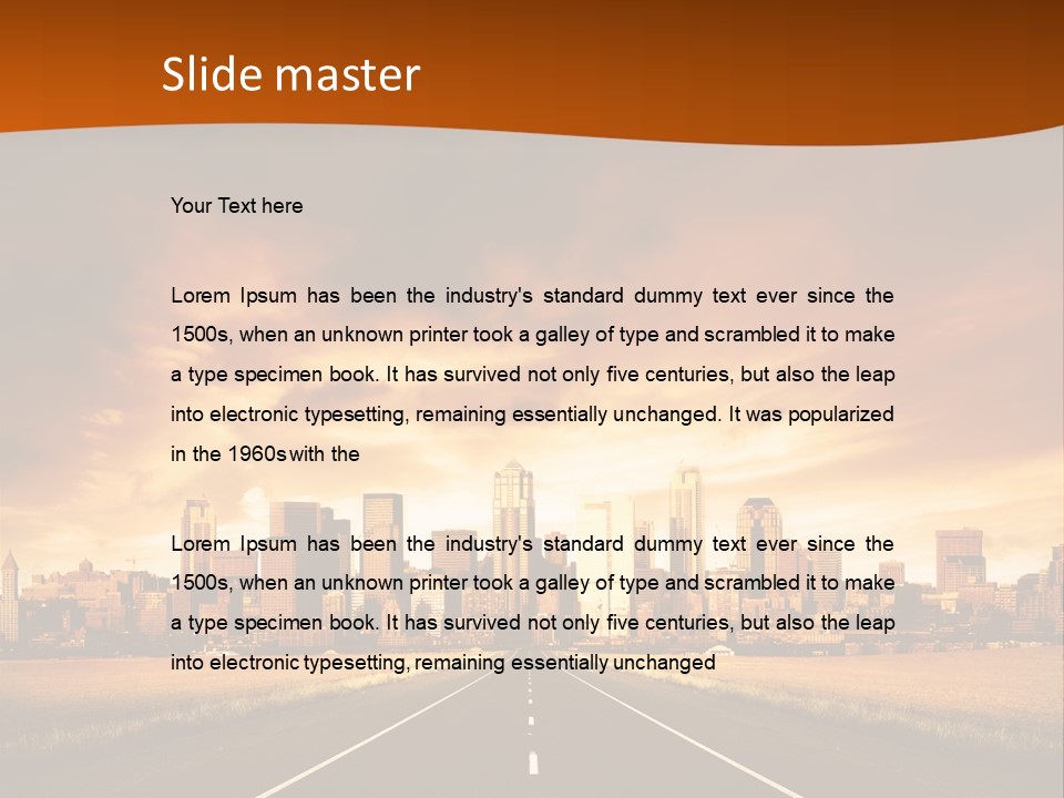 Concept Bitumen Fast PowerPoint Template