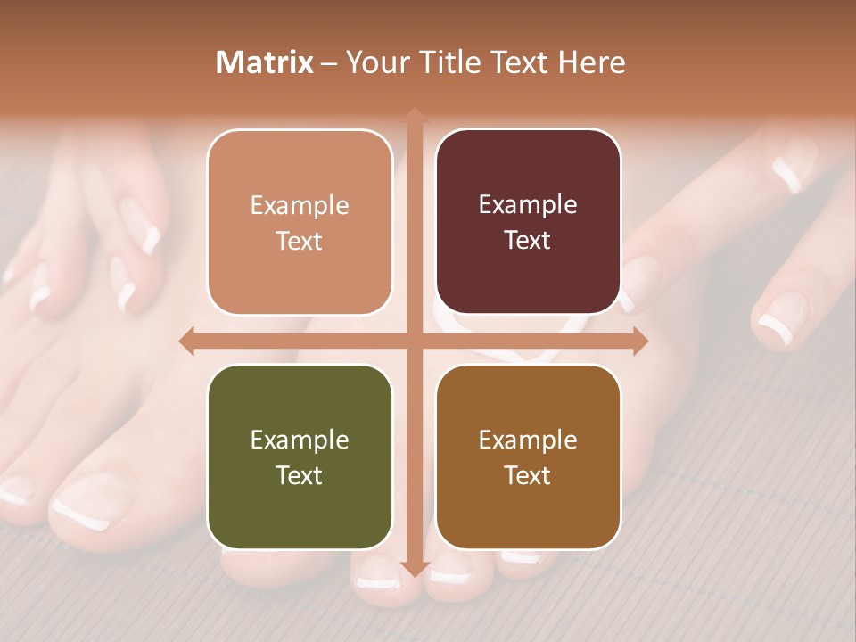 Naked Perfection Palm PowerPoint Template