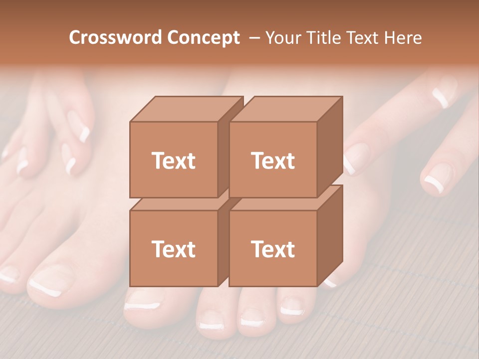 Naked Perfection Palm PowerPoint Template