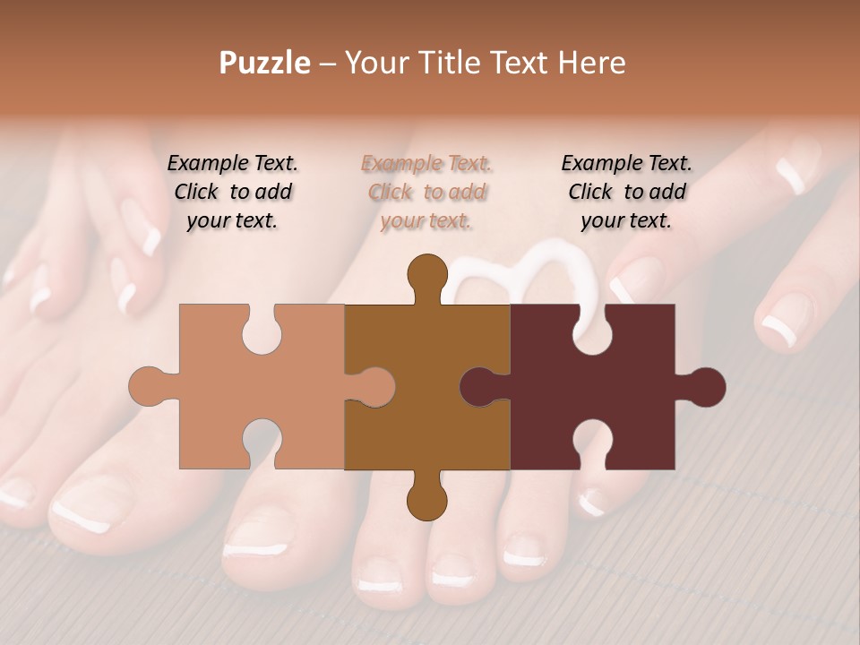 Naked Perfection Palm PowerPoint Template