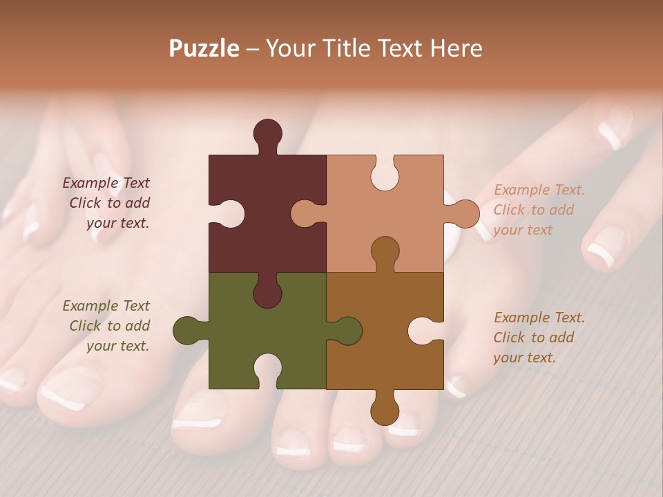 Naked Perfection Palm PowerPoint Template