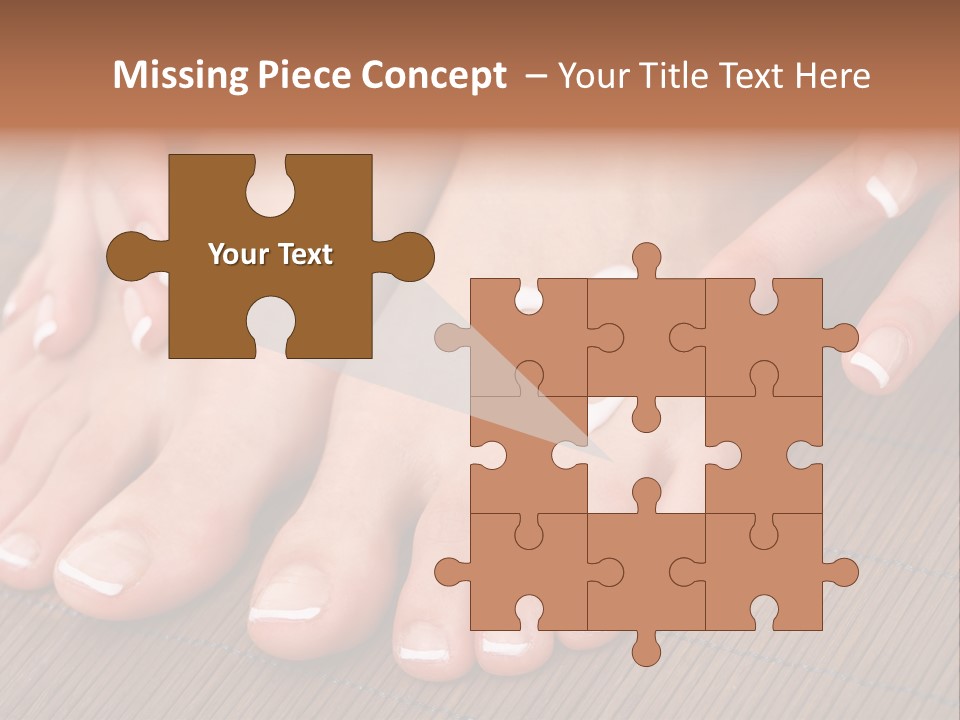 Naked Perfection Palm PowerPoint Template