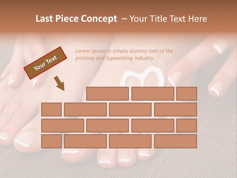 Naked Perfection Palm PowerPoint Template