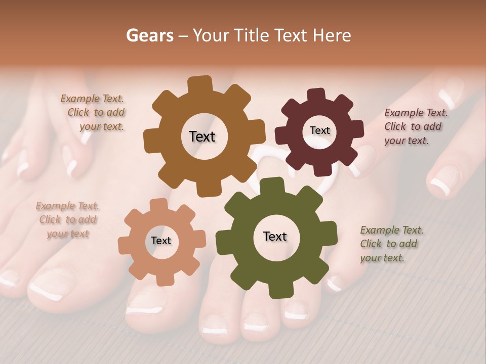 Naked Perfection Palm PowerPoint Template