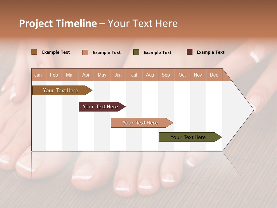 Naked Perfection Palm PowerPoint Template