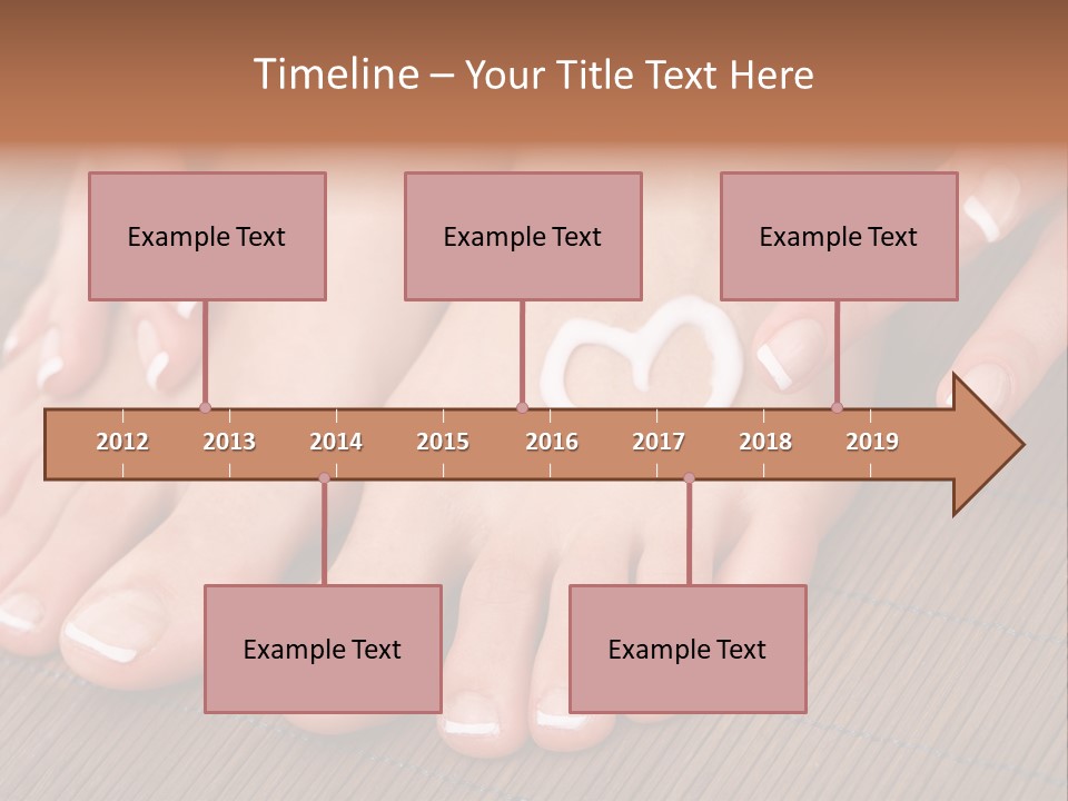 Naked Perfection Palm PowerPoint Template