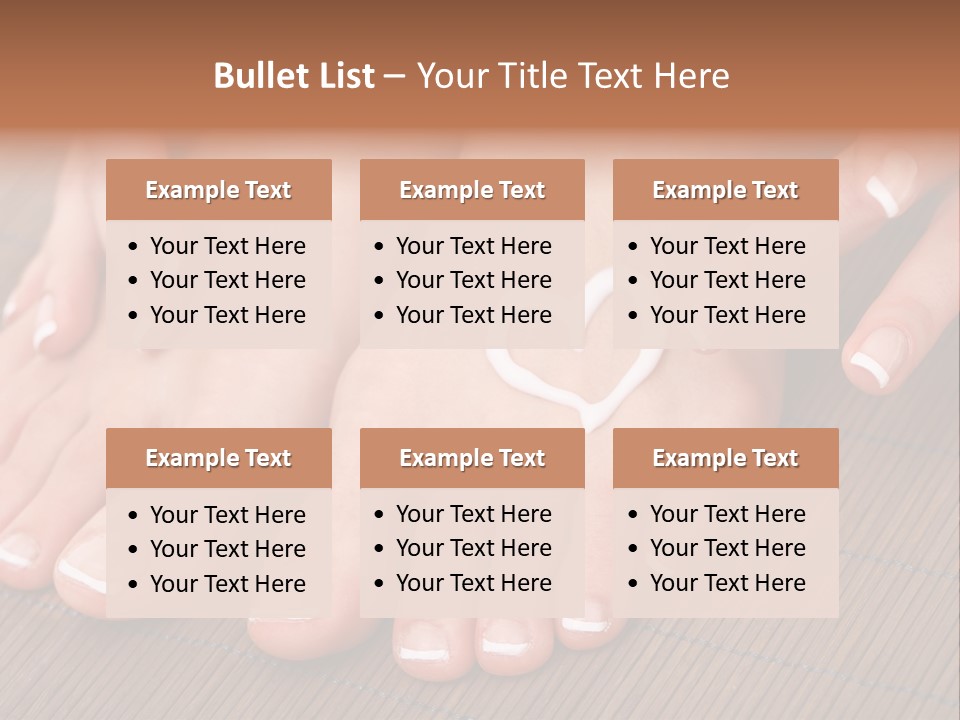 Naked Perfection Palm PowerPoint Template
