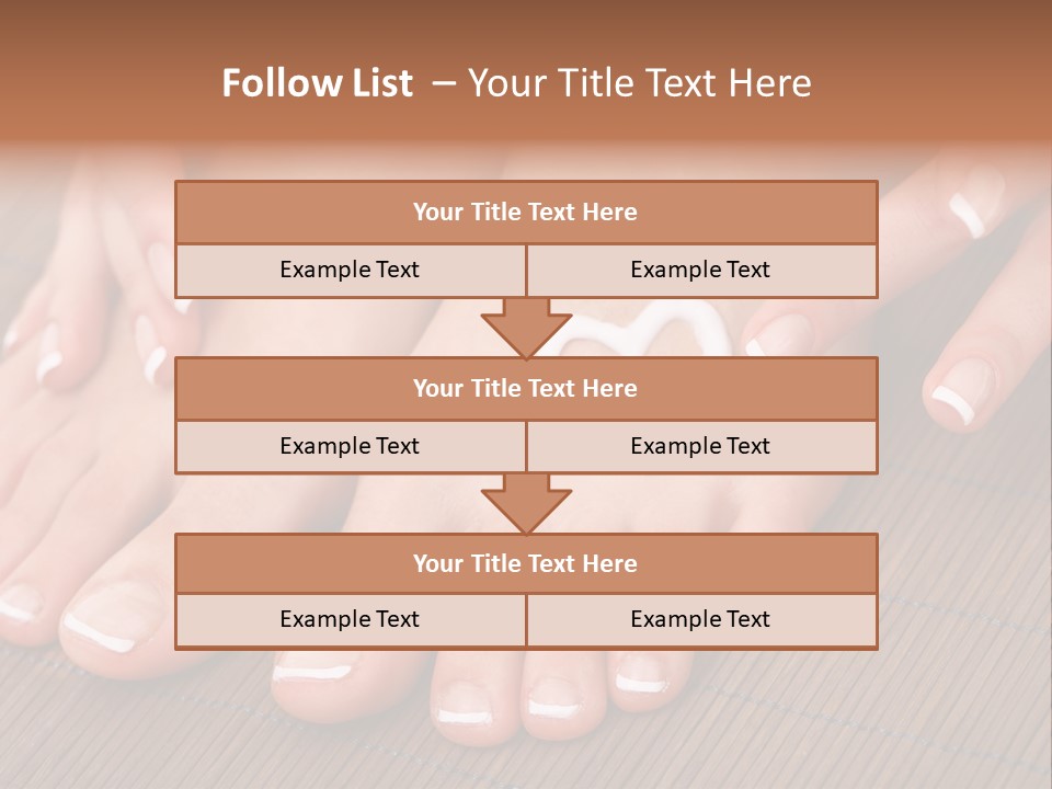 Naked Perfection Palm PowerPoint Template