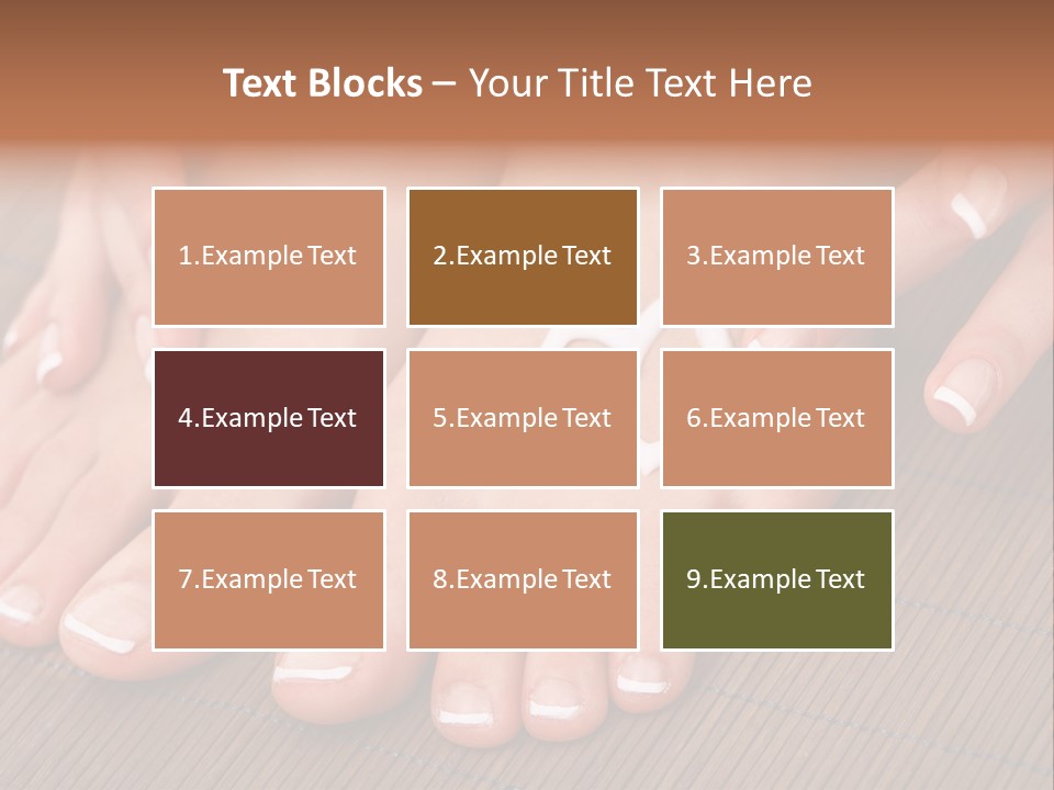 Naked Perfection Palm PowerPoint Template