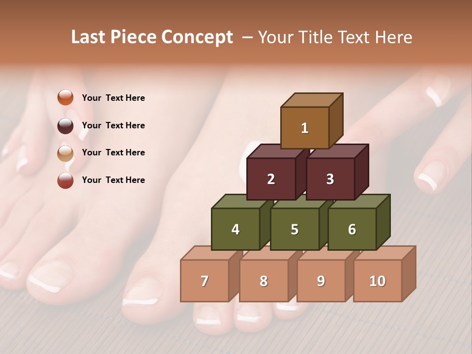 Naked Perfection Palm PowerPoint Template