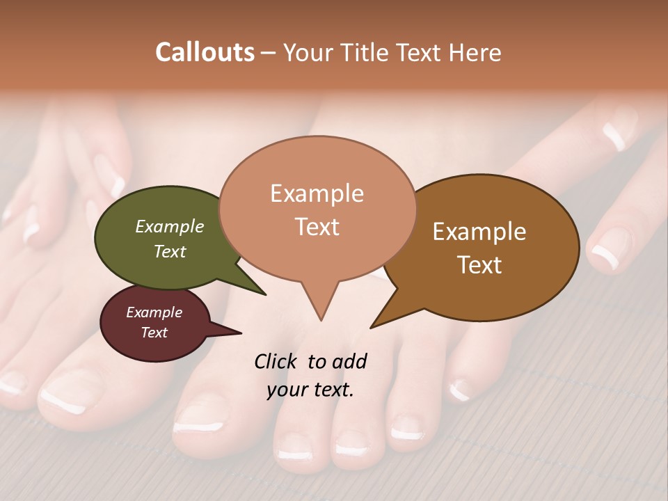 Naked Perfection Palm PowerPoint Template