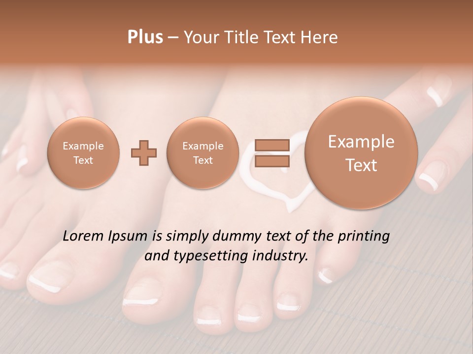 Naked Perfection Palm PowerPoint Template