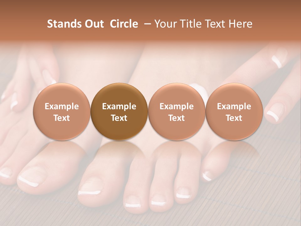 Naked Perfection Palm PowerPoint Template
