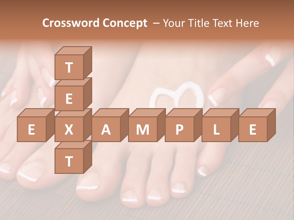 Naked Perfection Palm PowerPoint Template