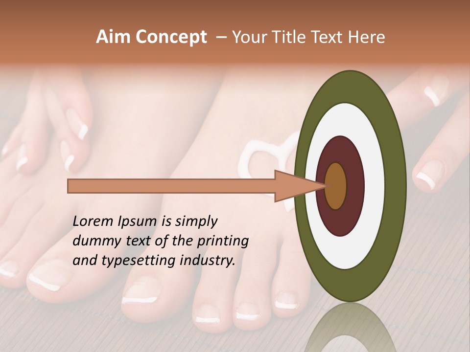 Naked Perfection Palm PowerPoint Template